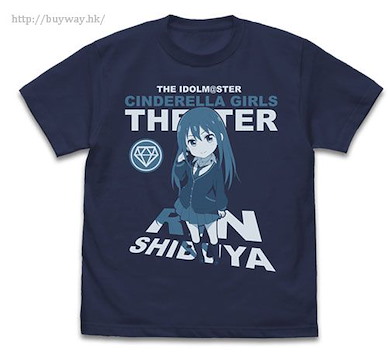 偶像大師 灰姑娘女孩 (大碼)「澀谷凜」藍紫色 T-Shirt Gekijou Shingeki Rin Shibuya T-Shirt / INDIGO - L【The Idolm@ster Cinderella Girls】