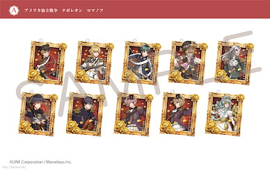 千銃士 小型亞克力相架匙扣 BOX A (10 個入) Frame Acrylic Key Chain A (10 Pieces)【Senjyushi The Thousand Noble Musketeers】