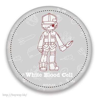 工作細胞 「白血球」皮革徽章 Leather Badge SWEETOY-B【Cells at Work!】