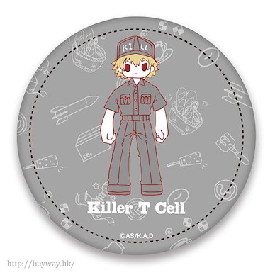 工作細胞 「殺手T細胞」皮革徽章 Leather Badge SWEETOY-D【Cells at Work!】