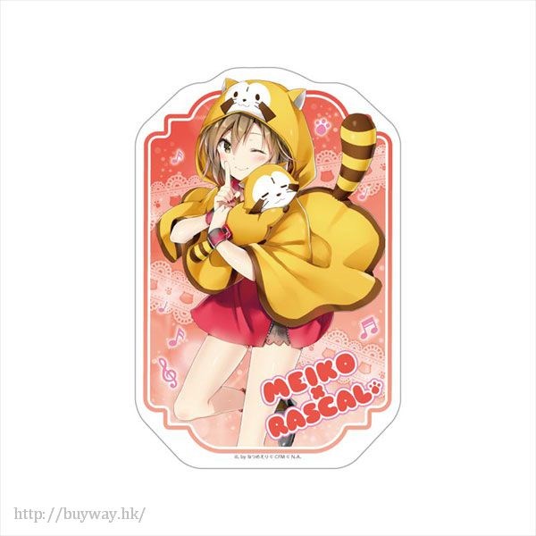 VOCALOID系列 : 日版 「MEIKO + 小浣熊」2018 模切磁貼