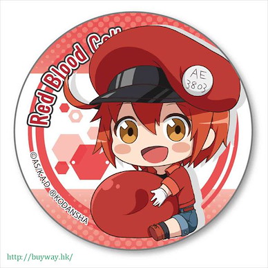 工作細胞 「紅血球」徽章 Gyugyutto Can Badge (Hataraku Saibou) Red Blood Cell【Cells at Work!】