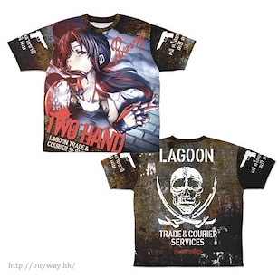 黑礁 (中碼)「萊薇」全彩 T-Shirt Two Hand Revy Double-sided Full Graphic T-Shirt /M【Black Lagoon】