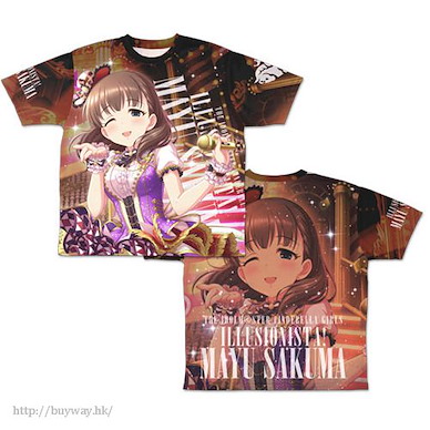 偶像大師 灰姑娘女孩 (中碼)「佐久間麻由」全彩 T-Shirt Illusionista! Mayu Sakuma Double-sided Full Graphic T-Shirt /M【The Idolm@ster Cinderella Girls】