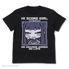 高分少女 (加大)「大野晶」黑色 T-Shirt T-Shirt /BLACK-XL【High Score Girl】