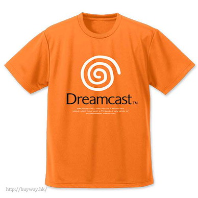 Dreamcast (DC) (中碼)「Dreamcast」吸汗快乾 橙色 T-Shirt Dry T-Shirt /ORANGE-M【Dreamcast】