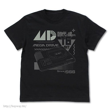 Mega Drive (中碼)「Mega Drive」黑色 T-Shirt Reflector Print T-Shirt /BLACK-M【Mega Drive】