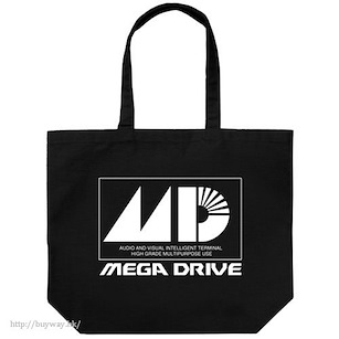 Mega Drive 「Mega Drive」黑色 大容量 手提袋 Large Tote Bag /BLACK【Mega Drive】