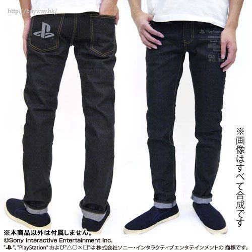 PlayStation : 日版 (36 Inch)「PlayStation」牛仔褲