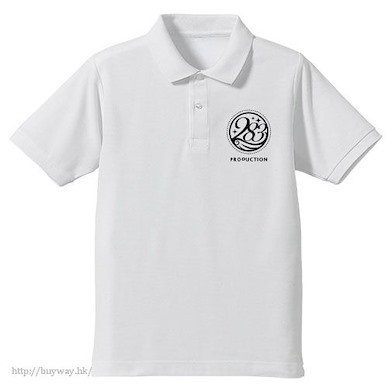 偶像大師 閃耀色彩 (細碼)「283 Production」白色 Polo Shirt 283 Production Polo Shirt /WHITE-S【The Idolm@ster Shiny Colors】