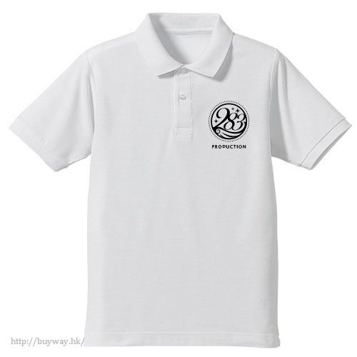 偶像大師 閃耀色彩 : 日版 (細碼)「283 Production」白色 Polo Shirt