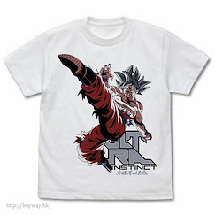 龍珠 (細碼)「孫悟空」白色 T-Shirt Ultra Instinct Goku T-Shirt /WHITE-S【Dragon Ball】