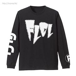 FLCL (加大)「FLCL」長袖 黑色 T-Shirt Sleeve Rib Long Sleeve T-Shirt /BLACK-XL【FLCL】
