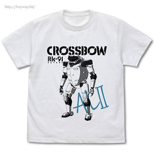 驚爆危機 (大碼)「CROSSBOW Rk-91 野蠻人」白色 T-Shirt Rk-91 Savage Crossbow Custom Ver. T-Shirt /WHITE-L【Full Metal Panic!】