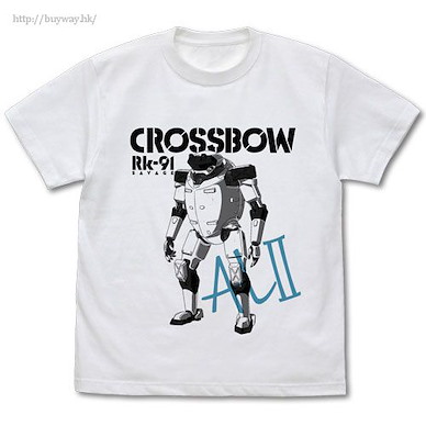 驚爆危機 (加大)「CROSSBOW Rk-91 野蠻人」白色 T-Shirt Rk-91 Savage Crossbow Custom Ver. T-Shirt /WHITE-XL【Full Metal Panic!】