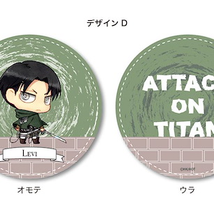 進擊的巨人 「里維 (兵長)」圓形散銀包 Round Coin Case D【Attack on Titan】