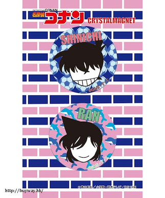 名偵探柯南 「工藤新一 + 毛利蘭」磁貼 Crystal Magnet Shinichi & Ran【Detective Conan】