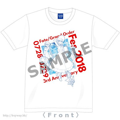 Fate系列 (中碼) FGO Fes. 2018 ~3rd Anniversary~ 官方 T-Shirt A 款 Fate/Grand Order Fes. 2018 ~3rd Anniversary~ Official T-Shirt A - M【Fate Series】