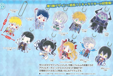 Fate系列 KCM Vol.3 亞克力掛飾 Fate/Grand Order Design produced by Sanrio (90 個入) Fate/Grand Order Design produced by Sanrio Acrylic KCM Vol.3 (90 Pieces)【Fate Series】