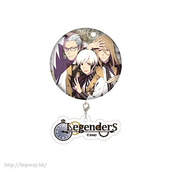 偶像大師 SideM 「Legenders」徽章 + 掛飾 (2 個入) Can Badge with Acrylic Charm Legenders (2 Pieces)【The Idolm@ster SideM】