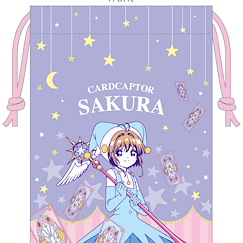 百變小櫻 Magic 咭 「木之本櫻」紫色 索繩小物袋 Mini Kinchaku Sakura Purple【Cardcaptor Sakura】