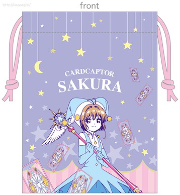 百變小櫻 Magic 咭 「木之本櫻」紫色 索繩小物袋 Mini Kinchaku Sakura Purple【Cardcaptor Sakura】