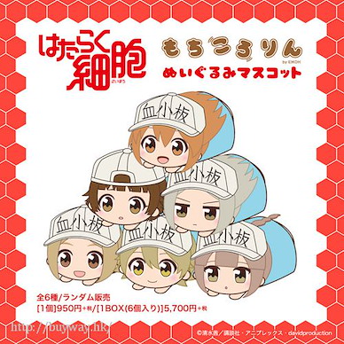 工作細胞 團子趴趴公仔 掛飾 (6 個入) Mochikororin Plush Mascot Platelet (6 Pieces)【Cells at Work!】