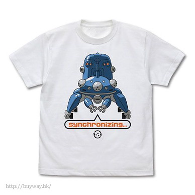 攻殼機動隊 (細碼)「塔奇克馬」同期中 白色 T-Shirt Synchronizing With Tachikoma T-Shirt /WHITE-S【Ghost in the Shell】