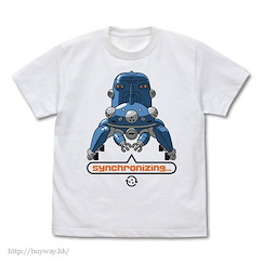 攻殼機動隊 (大碼)「塔奇克馬」同期中 白色 T-Shirt Synchronizing With Tachikoma T-Shirt /WHITE-L【Ghost in the Shell】