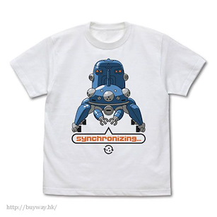 攻殼機動隊 (加大)「塔奇克馬」同期中 白色 T-Shirt Synchronizing With Tachikoma T-Shirt /WHITE-XL【Ghost in the Shell】