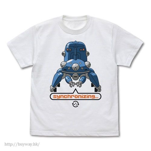 攻殼機動隊 : 日版 (中碼)「塔奇克馬」同期中 白色 T-Shirt