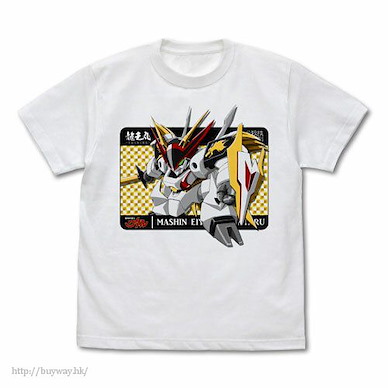 魔神英雄傳 (細碼)「龍王丸」白色 T-Shirt Ryuoumaru T-Shirt /WHITE-S【Mashin Hero Wataru】