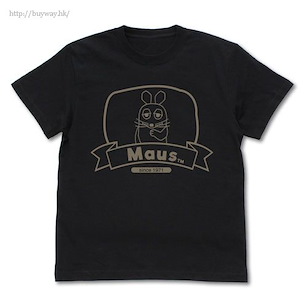 鼠族 (加大)「Maus」黑色 T-Shirt Maus Label T-Shirt /BLACK-XL【MAUS】