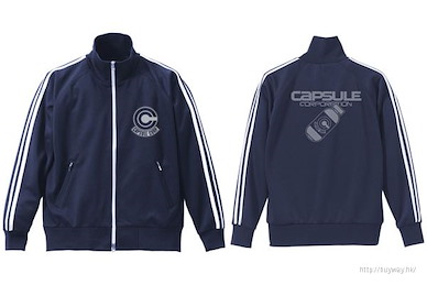 龍珠 (細碼)「CAPSULE」藍×白 球衣 Capsule Corporation Jersey /NAVY x WHITE-S【Dragon Ball】