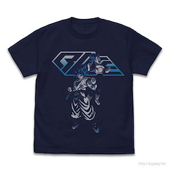 龍珠 (大碼)「孫悟空 + 比達」超級撒亞人 深藍色 T-Shirt Super Broly Super Saiyan Blue Goku & Vegeta T-Shirt /NAVY-L【Dragon Ball】