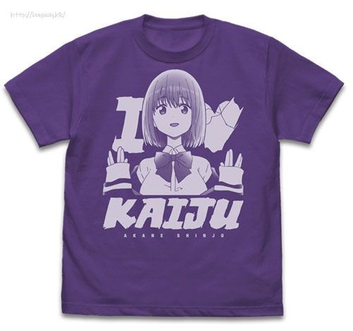 SSSS.GRIDMAN : 日版 (加大)「新條茜」紫羅蘭色 T-Shirt