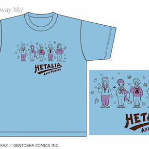 黑塔利亞 (加大) 水手服 藍色 T-Shirt T-Shirt Blue XL Size【Hetalia】