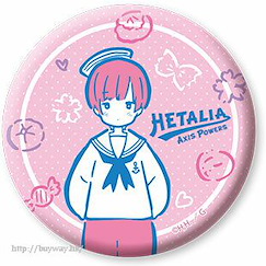 黑塔利亞 「本田菊」水手服 徽章 Can Badge 3 Japan【Hetalia】