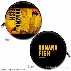Banana Fish : 日版 「亞修・林克斯 + 奧村英二」圓形皮革收納包