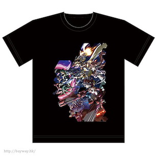 戰姬絕唱SYMPHOGEAR (加大)「SYMPHOGEAR AXZ」黑色 全彩 T-Shirt Full Color T-Shirt (XL Size)【Symphogear】