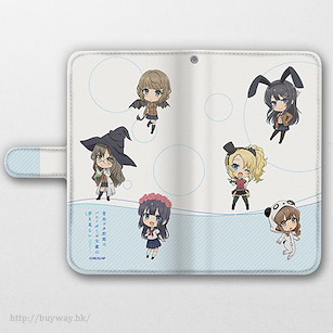 青春豬頭少年系列 SD Ver. 163mm 筆記本型手機套 Book Type Smartphone Case SD Character (L Size)【Rascal Does Not Dream of Bunny Girl Senpai】