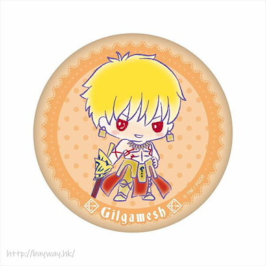 Fate系列 「Gilgamesh (吉爾伽美什 / 金閃閃)」收藏徽章 Fate/Grand Order x Sanrio Fate/Grand Order x Sanrio Punipuni Can Badge Gilgamesh Ver.【Fate Series】