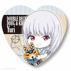 Double Decker！刑事雙雄 「Yuri」擁抱最愛 心形徽章 GyuGyutto Heart Can Badge Yuri【DOUBLE DECKER! Doug & Kirill】