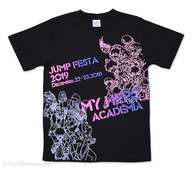 我的英雄學院 (大碼) JF2019 限定 Ver. 黑色 T-Shirt JF2019 Limited Ver. T-Shirt / L【My Hero Academia】