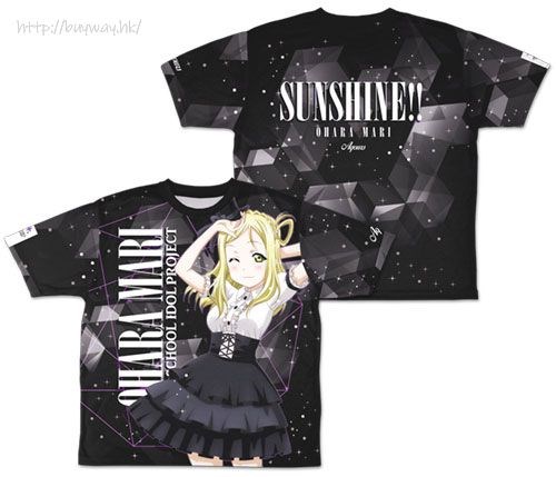 LoveLive! Sunshine!! : 日版 (大碼)「小原鞠莉」Gothic Lolita Ver. 雙面 T-Shirt
