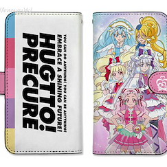 光之美少女系列 「HUG! 光之美少女」148mm 筆記本型手機套 (iPhoneX) Book-style Smartphone Case 148【Pretty Cure Series】
