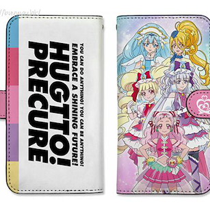 光之美少女系列 「HUG! 光之美少女」158mm 筆記本型手機套 (iPhone6plus/7plus/8plus) Book-style Smartphone Case 158【Pretty Cure Series】