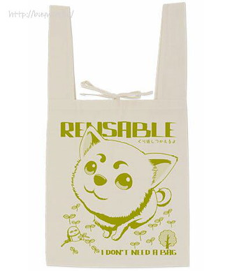 銀魂 「定春」定春の鼻子 米白 購物袋 Sadaharu's Big Nose Eco Bag/NATURAL【Gin Tama】