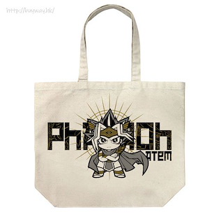 遊戲王 系列 「闇遊戲」米白 大容量 手提袋 Duel Monsters Atem Large Tote Bag /NATURAL【Yu-Gi-Oh!】