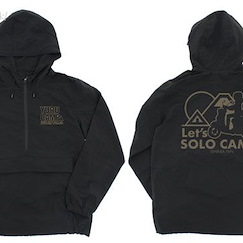 搖曳露營△ (加大)「志摩凜」Let's SOLO CAMP 外套 Rin's Solo Camp Mountain Jacket/BLACK-XL【Laid-Back Camp】